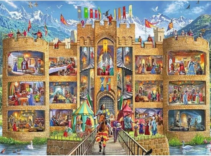 Image du produit Ravensburger Vue sur le château du chevalier (150 pièces)