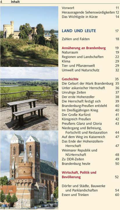 Actual product image Travel Guide Brandenburg