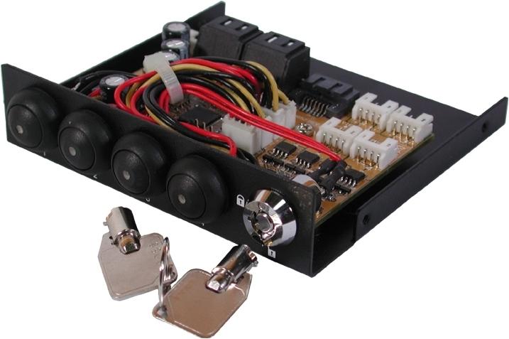 Immagine prodotto Exsys Espansione da 1 a 4 dischi rigidi SATA2/3 a 4 HDD simultaneamente
