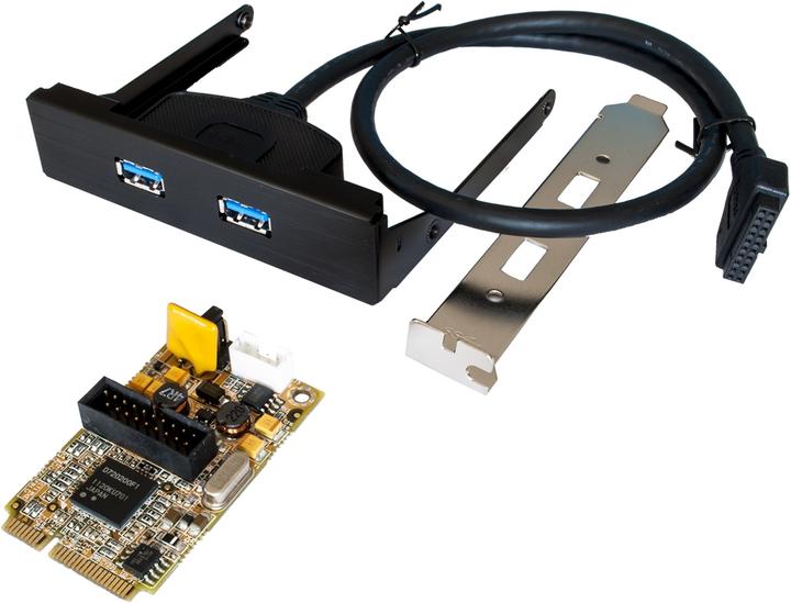 Immagine prodotto Exsys Scheda PCI-EXPRESS Mini USB3.0 2 porte