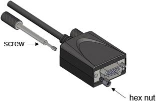 Actual product image Exsys EX-2311-2 USB 2.0 to 1 x RS-232 (1.80 m)