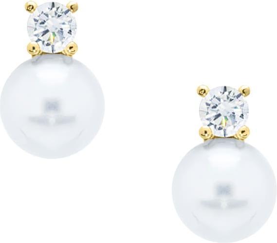 Produktbild Candy Ohrstecker Delia, 925 Sterling Silber, vergoldet (18k vergoldet, 925 Sterling Silber)