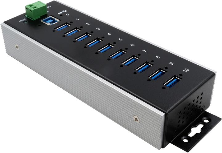 Actual product image Exsys EX-1110HMVS-WT (USB-B, 10 Ports)