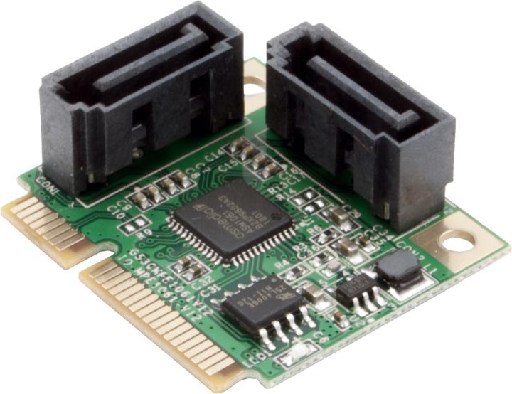 Actual product image Exsys PCI-EXPRESS Mini SATA3 Controller f.HDD/SSD - Controller - Serial ATA