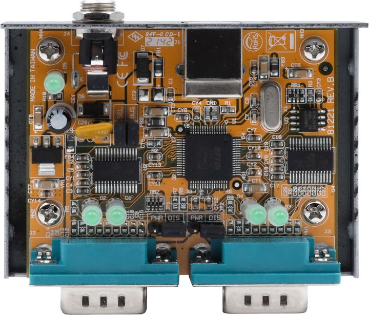 Actual product image Exsys EX-1332HMV, USB2.0 to 2xSerial RS232