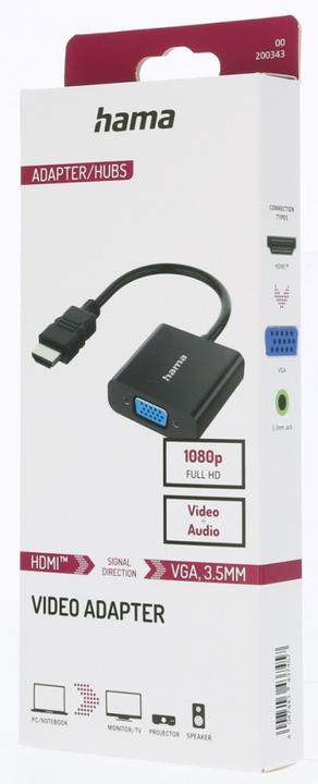 Actual product image Hama Video / Audio Adapter (VGA, 15 cm)
