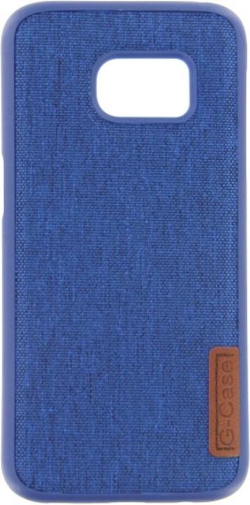 Produktbild OEM Silicone Case Textile for Samsung S7 blue (Samsung Galaxy S7)