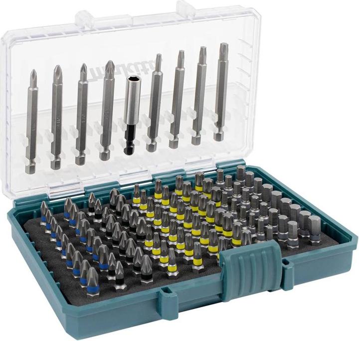 Produktbild Makita Bit-Set (Innensechsrund TX M15, Innensechsrund TX M20, Innensechsrund TX M30, Kreuz Phillips PH M1, Kreuz Phillips PH M2, Innensechsrund TX M25, Innensechsrund TX M40, Kreuz Pozidriv PZ M1, Kreuz Pozidriv PZ M2, Kreuz Phillips PH M3, Kreuz Pozidriv PZ M3, Kreuz Pozidriv PZ 1/6", Innensechsrund TX 30/5")