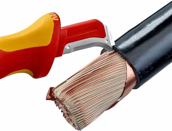 Actual product image Knipex Stripping Knives with guide shoe 98 55 SB (3.80 cm)