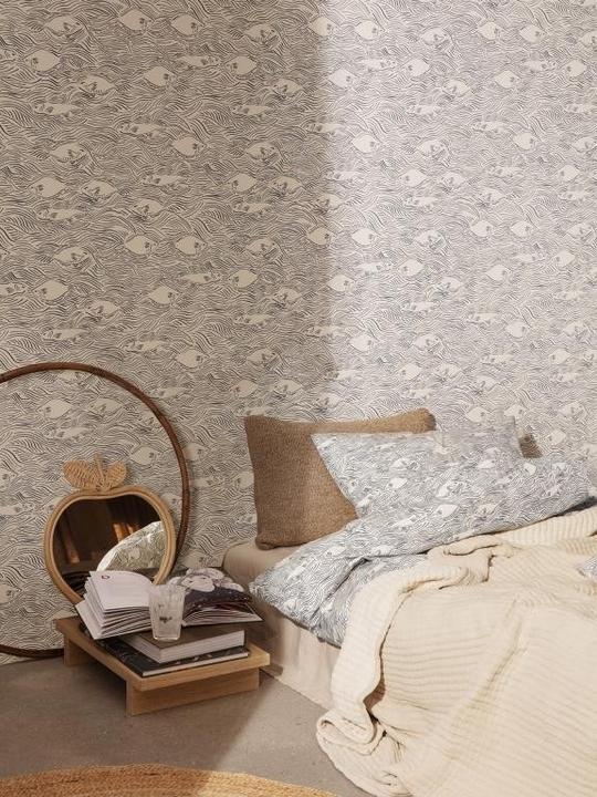 Immagine prodotto Ferm Living Biancheria da letto per bambini, 100 x 140 e 40 x 45 cm Stream