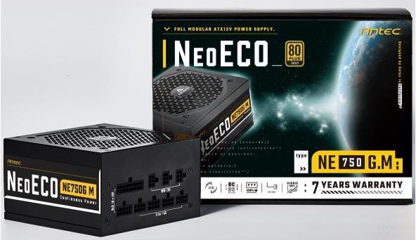 Immagine prodotto Antec Alimentatore NeoECO 750G M Modular (750W) 80+ Gold al dettaglio (750 W)