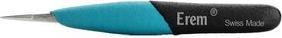 Actual product image Weller Erem ESD safe tweezers with serrated tips, precision tweezers, stainless steel, 120mm