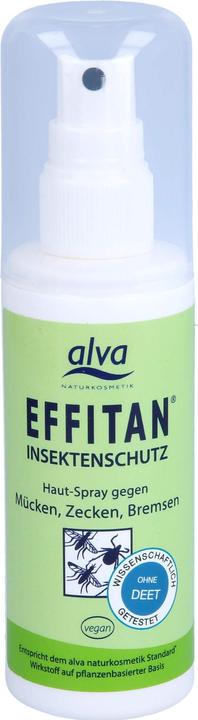 Actual product image Alva Naturkosmetik Effitan Spray Anti-Insectes (100 ml)