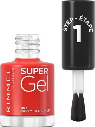 Produktbild Rimmel London Rimmel - Super Gel STEP1 - Gel nail polish 12 ml 097 Party Till Sunset - (097 Party Till Sunset)
