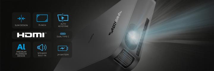 Productafbeelding Philips GoPix 1 (WVGA, 120 lm, 1.2:1)