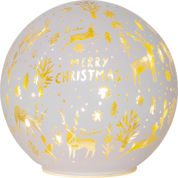 Star Trading Glass Decoration MerryX-mas