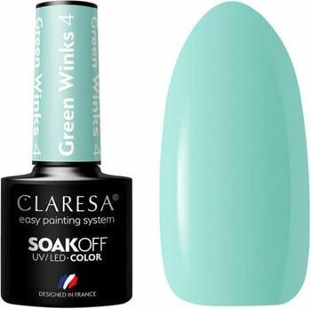 Immagine prodotto Claresa Smalto ibrido Soak Off Green Winks 4 5g (Verde, Smalto)