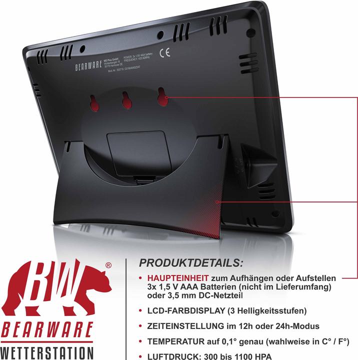 Produktbild Bearware Wetterstation