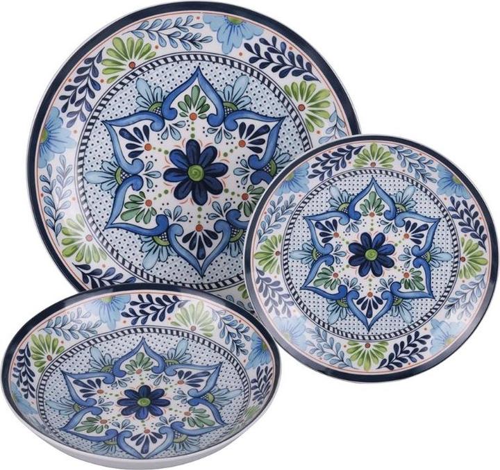 Actual product image Villa D'Este Home Tivoli Andalusien Tafelservice aus Porzellan 18tg (6 Piece)