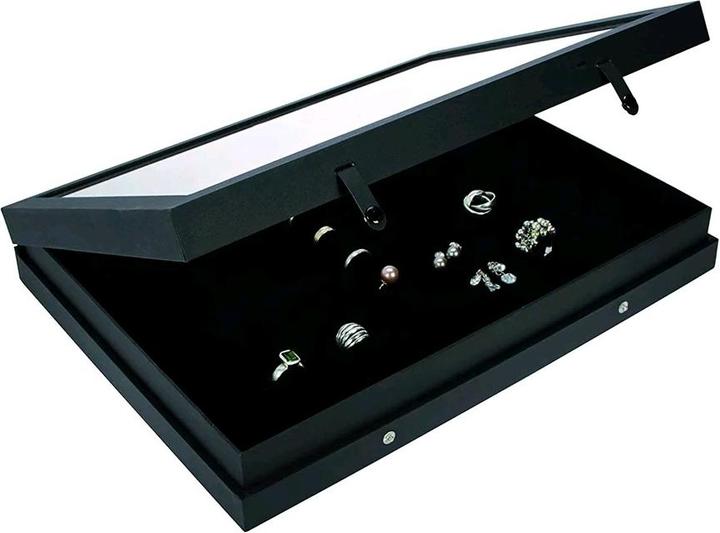 Safe BlackEdition display case for rings