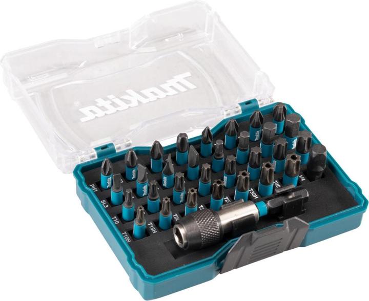 Actual product image Makita 33 dalių sukimo antgalių rinkinys Impact Black