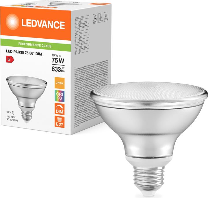 Immagine prodotto Ledvance Lampada a LED con riflettore (E27, 10 W, 633 lm, 6 x, G)