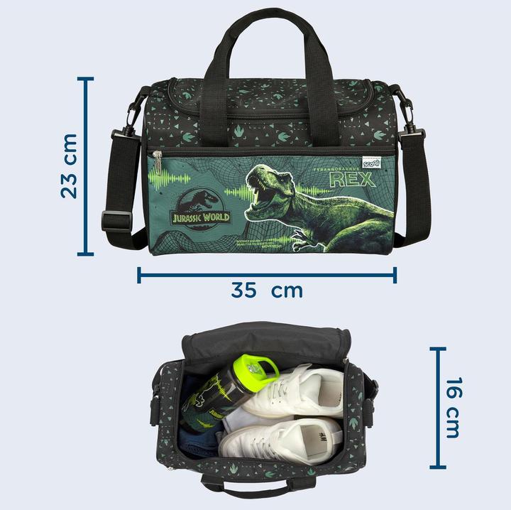 Actual product image Scooli Jurassic World 8 litre gym bag (8 l)