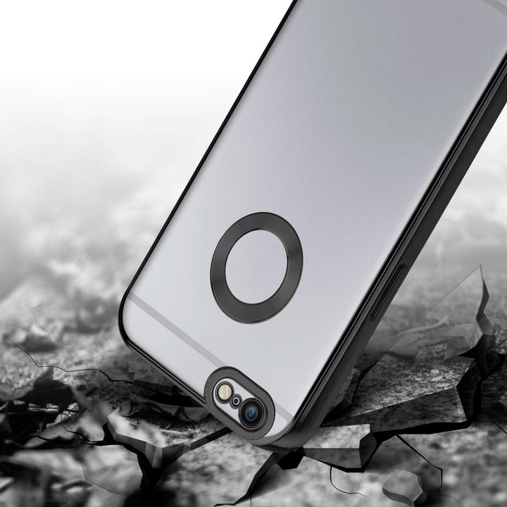 Produktbild Cadorabo TPU Hülle Chrome mit Kameraschutz für Apple iPhone 6 / 6S (Apple iPhone 6)