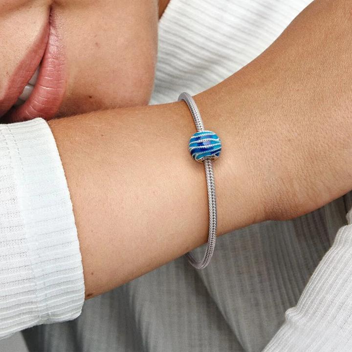 Produktbild Pandora Blue Swirls Charms/Beads (Edelstahl)