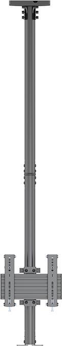 Immagine prodotto Multibrackets Montaggio a soffitto B2B, 26"-55", nero, Vesa 100x (Soffitto)