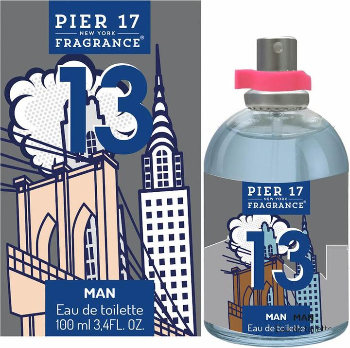 Produktbild Pier 17 New York Men's Perfume EDT 100ml - 13er Pack (Eau de Toilette, 100 ml)