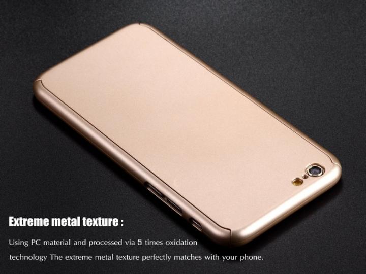 Productafbeelding Floveme 360 graden kogelvrij glas case iPhone 6/6S all-round bescherming (1 Stuk, Apple iPhone 6s)