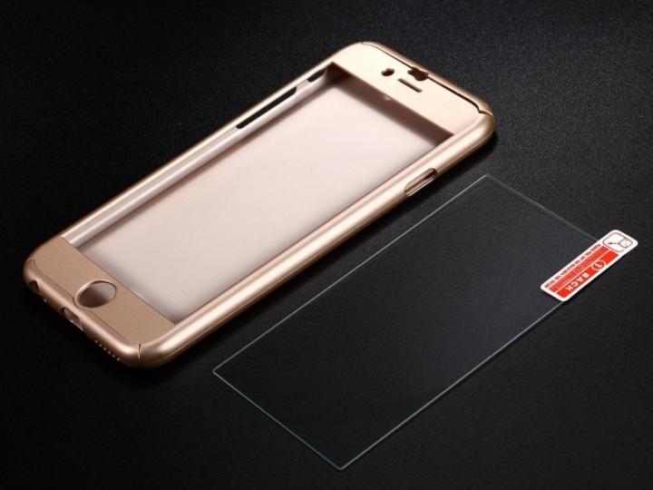 Productafbeelding Floveme 360 graden kogelvrij glas case iPhone 6/6S all-round bescherming (1 Stuk, Apple iPhone 6s)