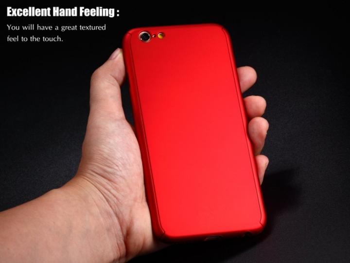 Productafbeelding Floveme 360 graden kogelvrij glas case iPhone 6/6S all-round bescherming (1 Stuk, Apple iPhone 6s)
