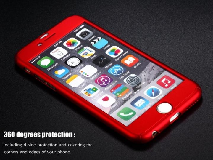Productafbeelding Floveme 360 graden kogelvrij glas case iPhone 6/6S all-round bescherming (1 Stuk, Apple iPhone 6s)
