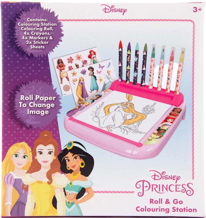 Actual product image Sambro Disney Prinses Zeichenbrett mit Roll-Malset, 12-tlg.