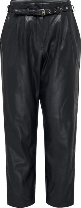 Actual product image Only Comfort Fit Mid Waist Trousers Leather look trousers (XL)