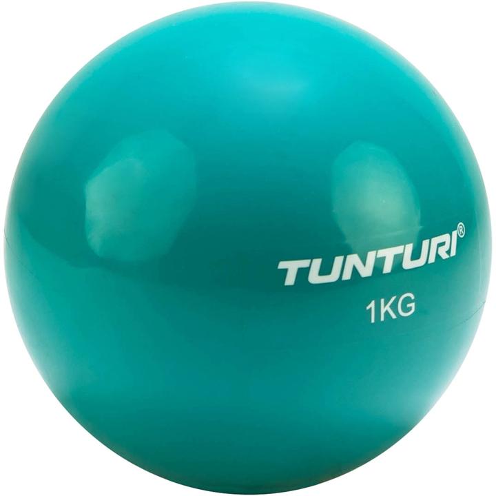 Actual product image Tunturi Yoga und Pilates Toning Ball Türkis (1.08 kg, 120 mm)