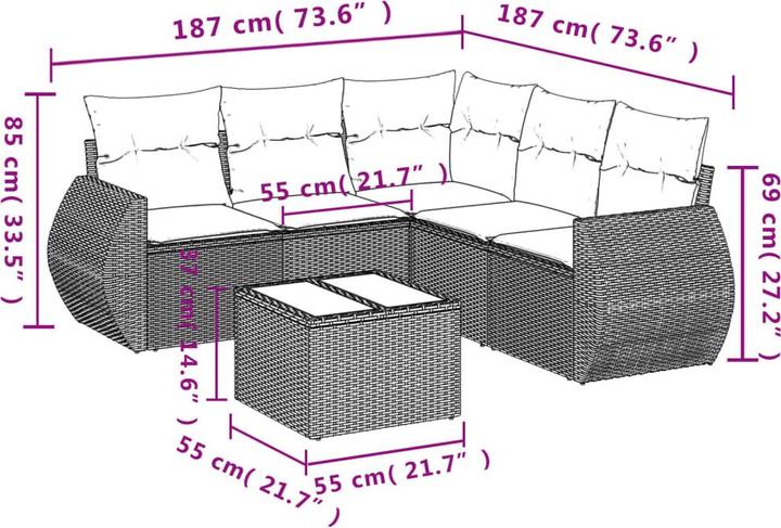 Actual product image VidaXL Ebina