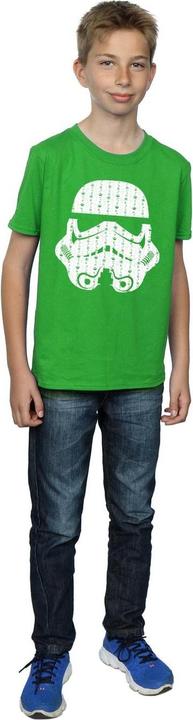 Image du produit Star Wars - T-shirt CHRISTMAS STORMTROOPER HELMET - Garçon (152, 158)