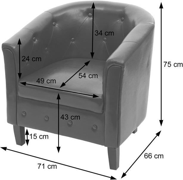 Immagine prodotto Swisshandel24 Poltrona Newport lounge chair sedia club Chesterfield, similpelle - bianco