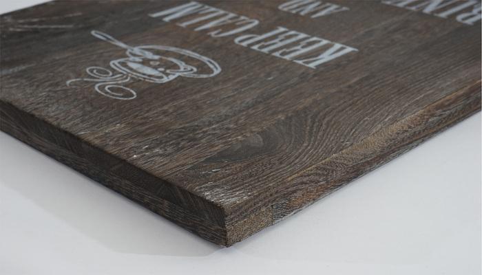 Actual product image Swisshandel24 Wall Sign Coffee, Deco Sign Wooden Sign, Shabby Look Vintage 40x30cm (40 x 30 cm)