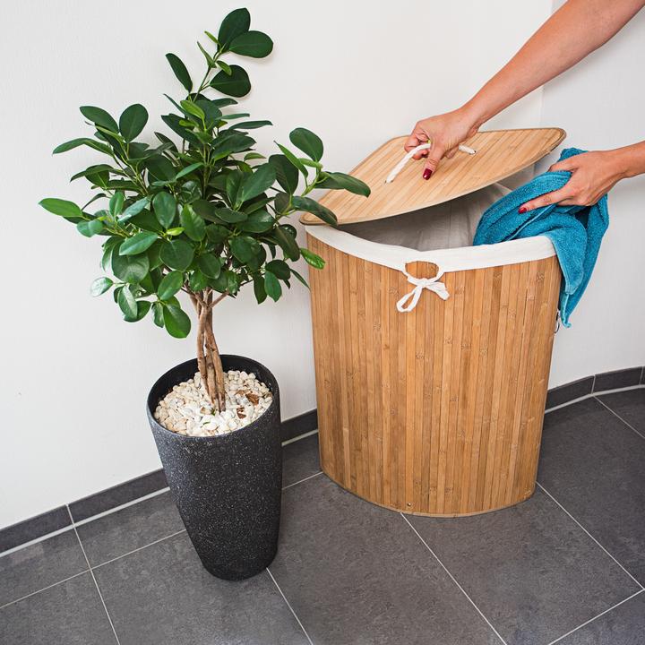 Actual product image Relaxdays Corner Hamper (60 l)