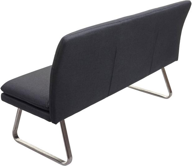 Produktbild Swisshandel24 Esszimmer-Set HWC-H70, Sitzgruppe Esszimmergruppe Esszimmergarnitur, Stoff/Textil Edelstahl gebürste