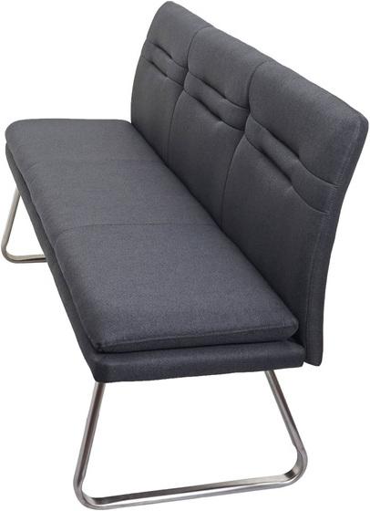 Immagine prodotto Swisshandel24 Set sala da pranzo HWC-H70, set sala da pranzo, tessuto/tessuto acciaio inox spazzolato