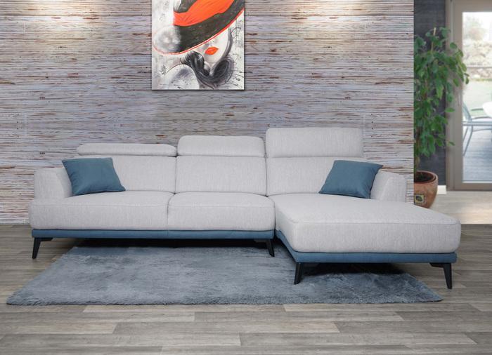 Image du produit Swisshandel24 Canapé, Canapé d'angle en L 3 places, couchage Nosag ressorts ensachés réglables - droite (3 places)