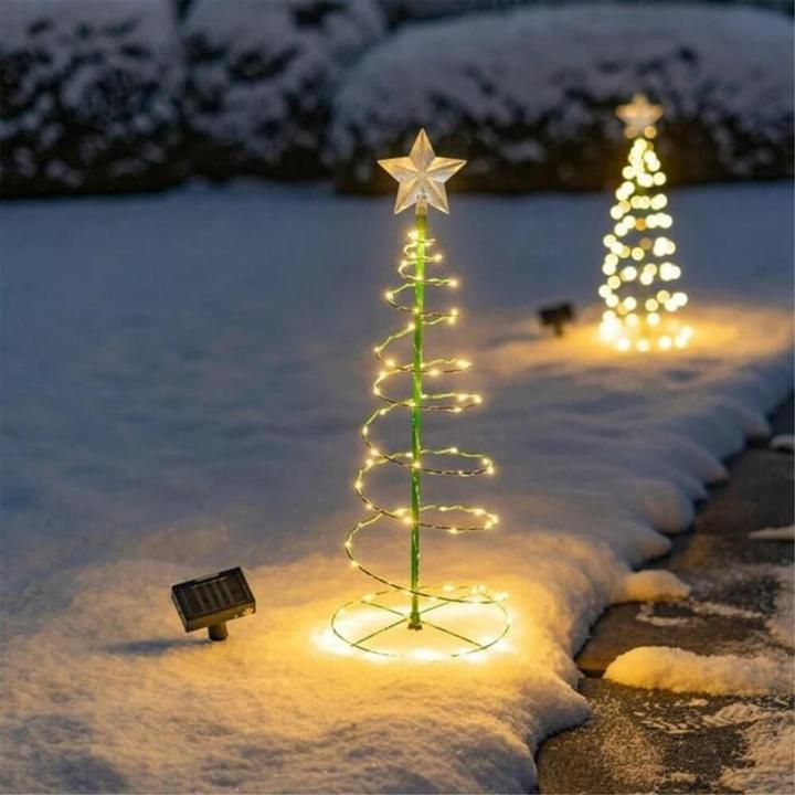 Image du produit Cover-Discount Sapin de Noël solaire à LED (0.50 m)