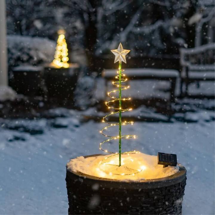 Image du produit Cover-Discount Sapin de Noël solaire à LED (0.50 m)