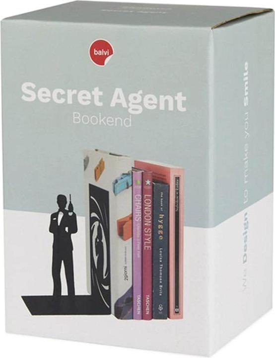 Produktbild Balvi Buchstütze SECRET AGENT (11 x 13 x 18 cm)