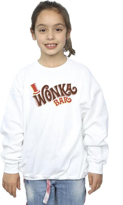Produktbild Willy Wonka & the Chocolate Factory Bar Logo Sweatshirt Mädchen (140, 146)